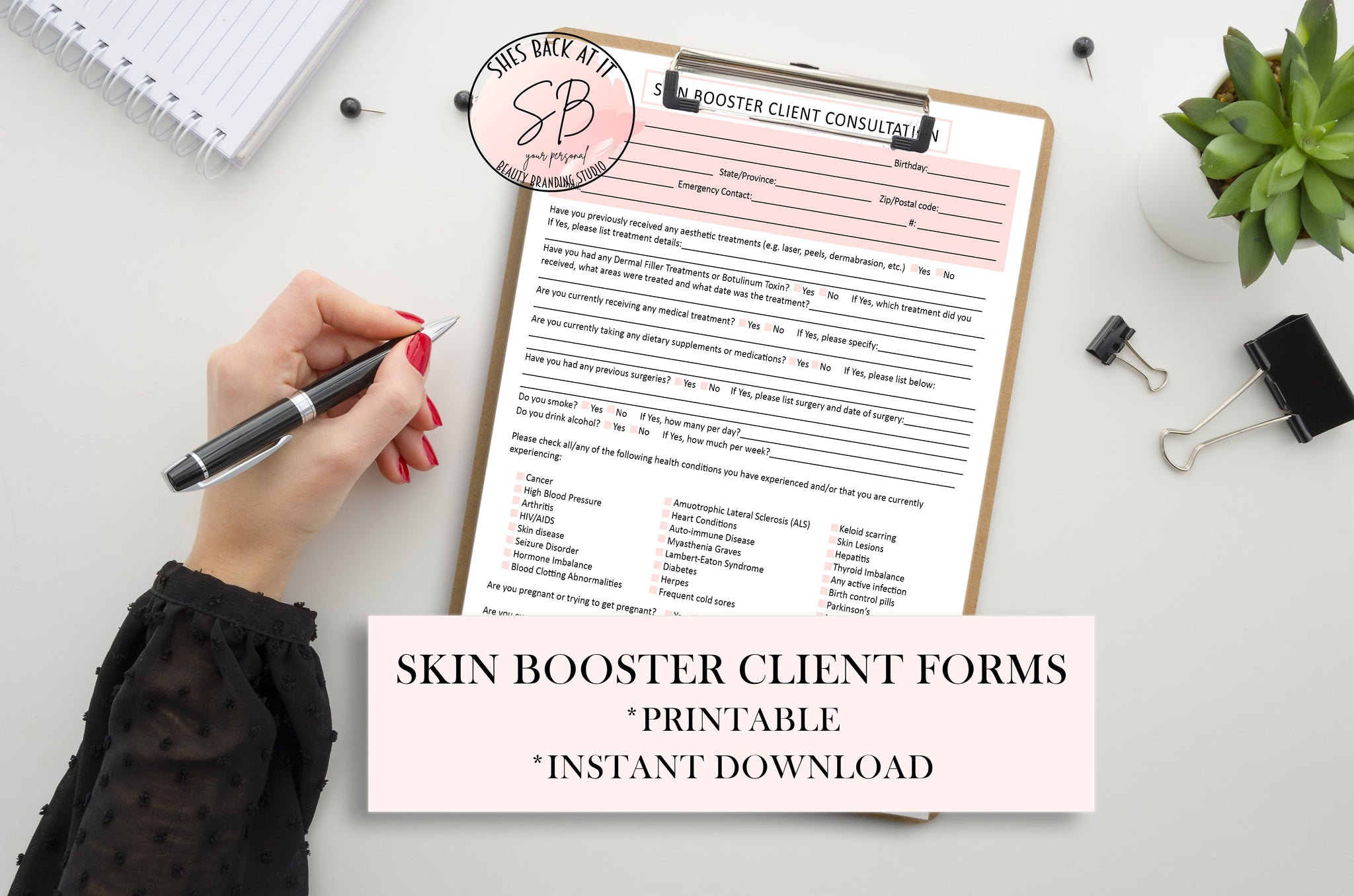 Skin Booster Intake Form