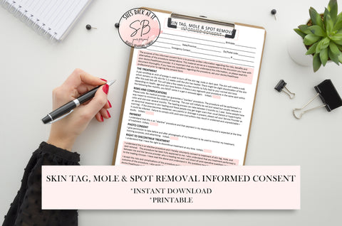 Skin Tag Removal Consent Form