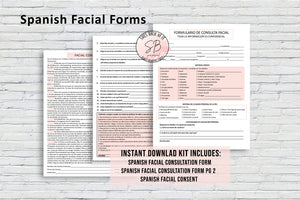 Spanish Facial Consultation and Consent Form
