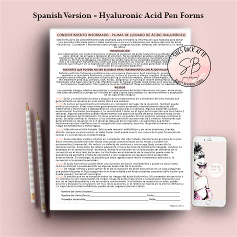 Spanish Hyaluronic Acid Pen Consent