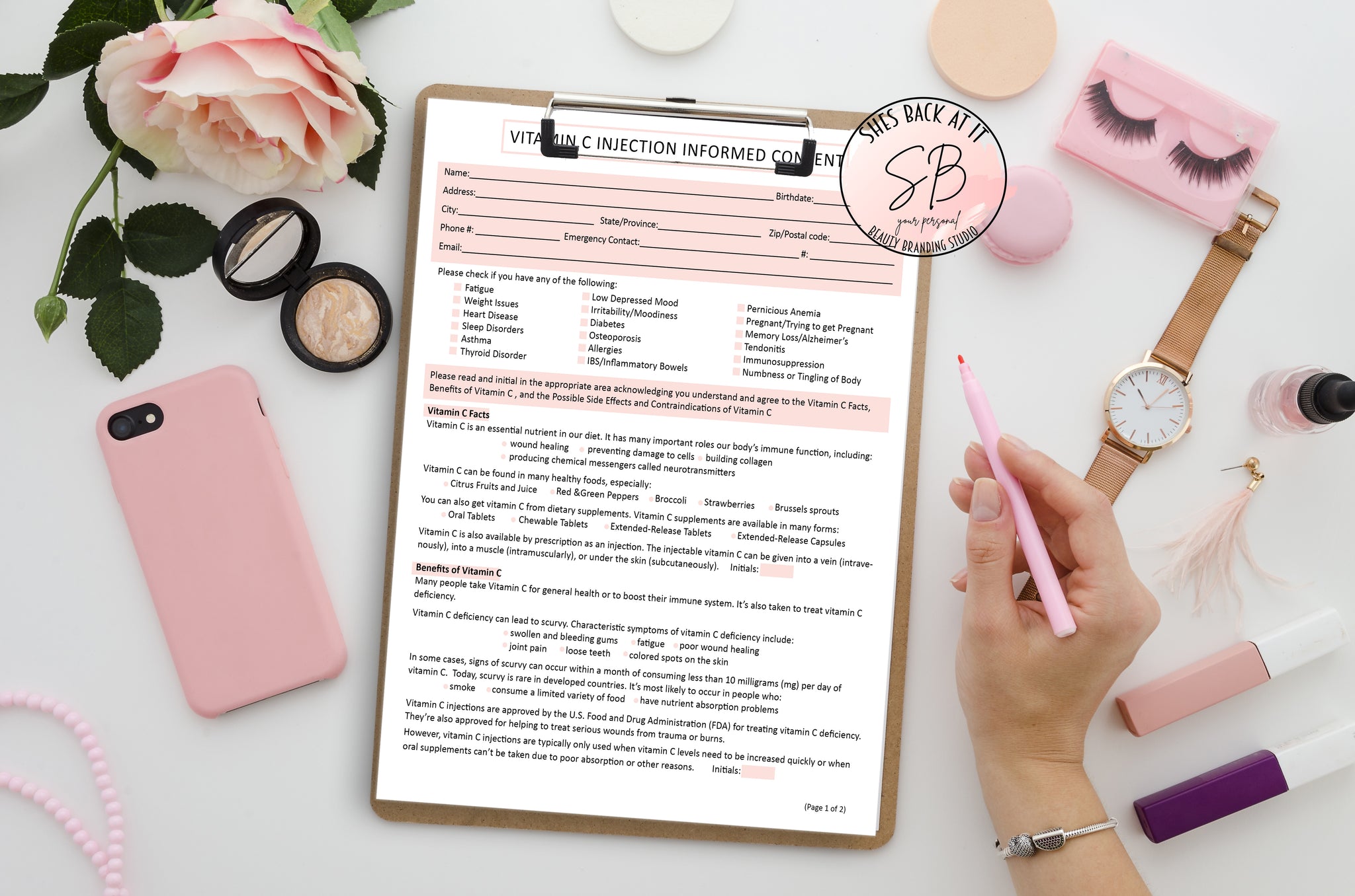 Vitamin C Injections Consent