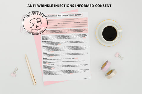Anti Wrinkle Injections Consent Form