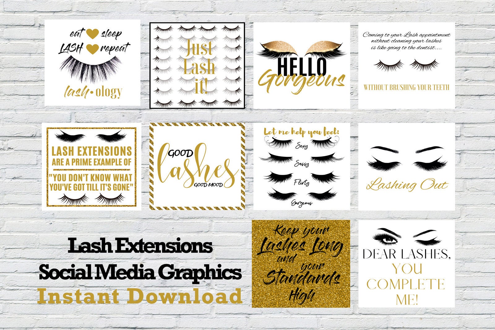 Gold Lashes Posts