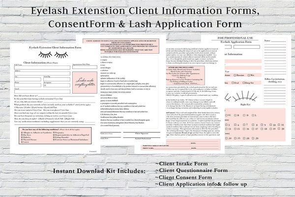 Lash Extension Client Form