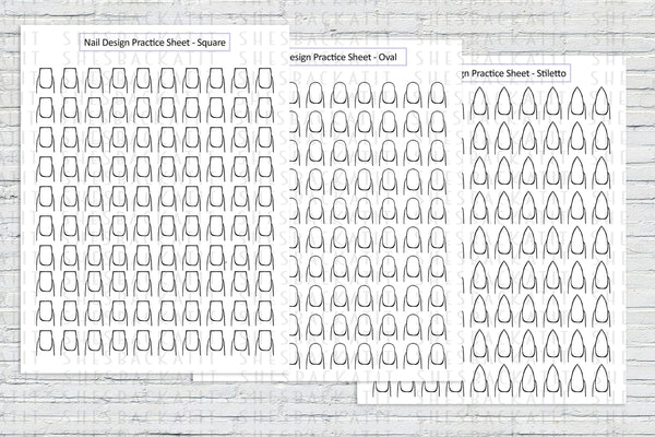 Nail Tech Practice Sheets