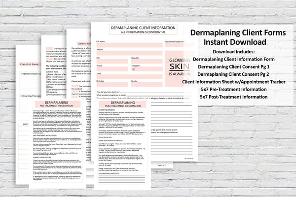 Dermaplaning Consent Forms