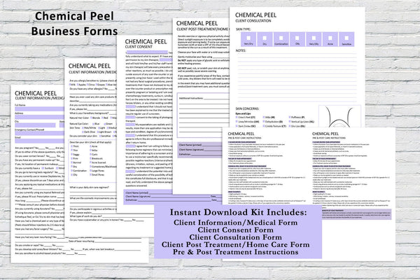 Chemical Peel Client Forms
