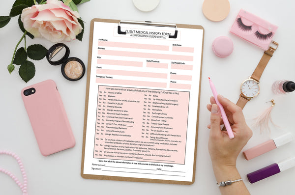 Permanent Makeup Client Forms