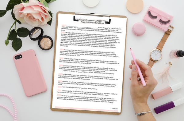 Permanent Makeup Consent Forms