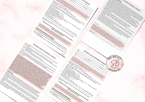 Infrared Sauna Client Forms