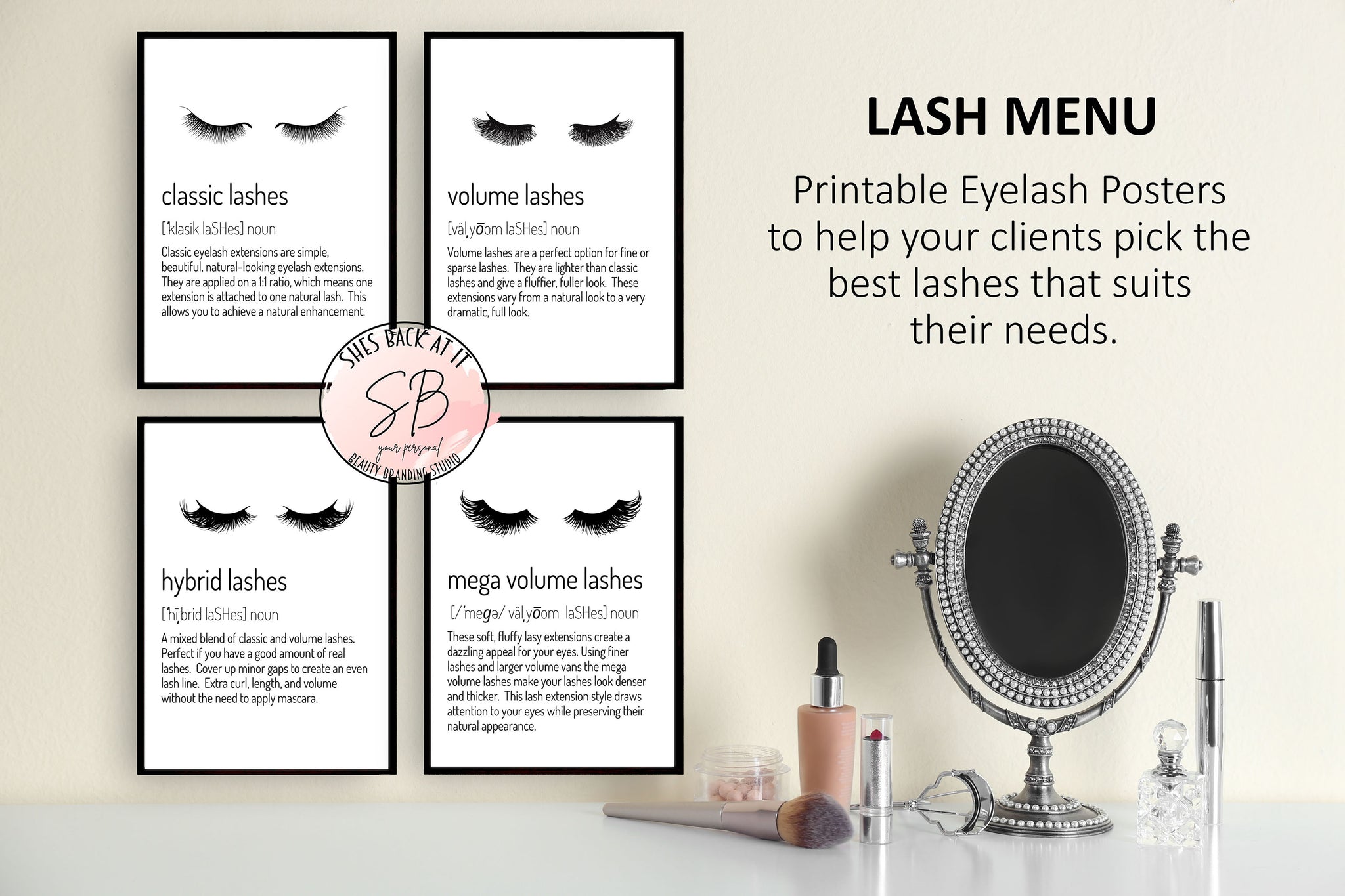 Lash Styles Poster