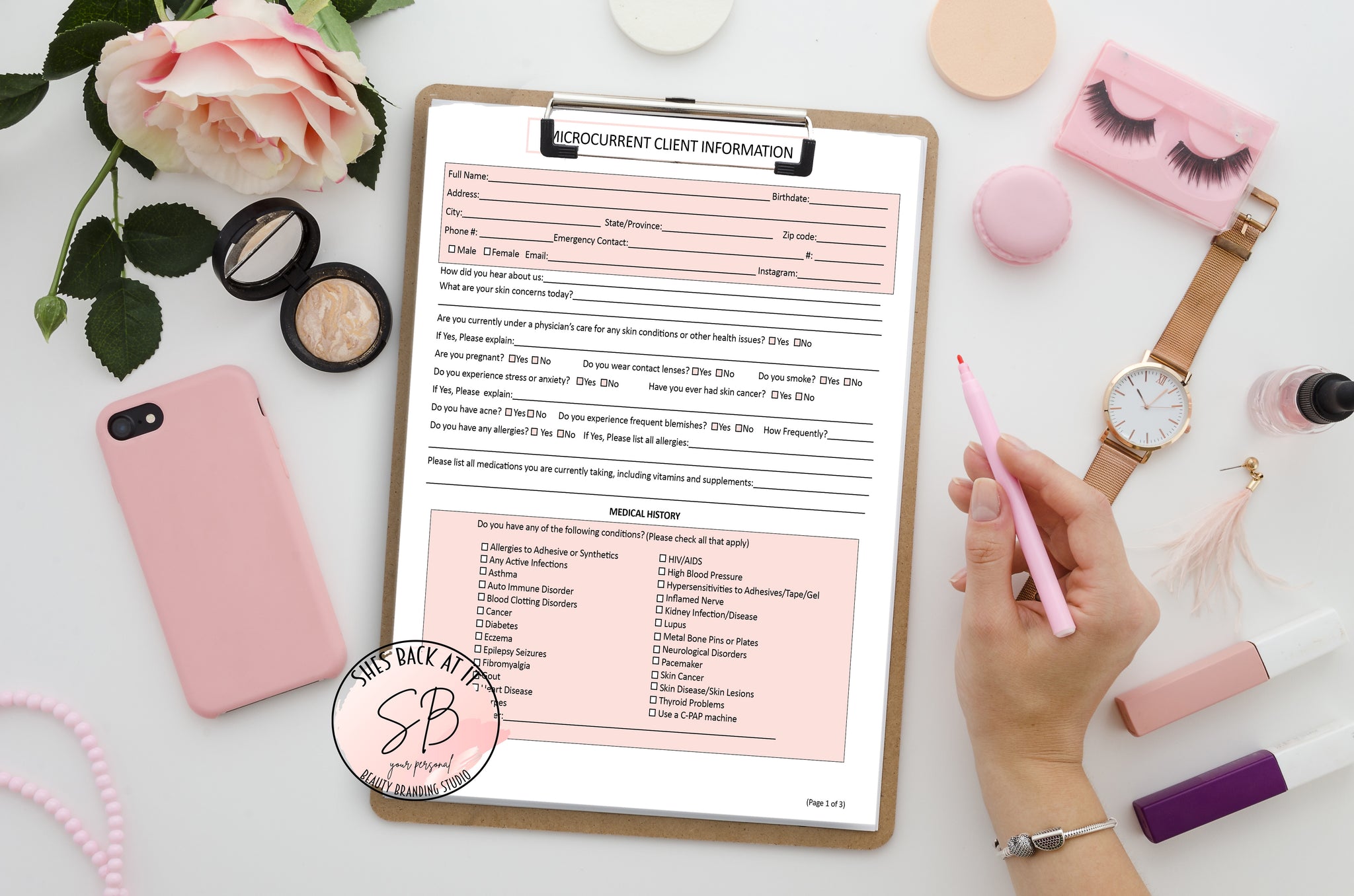 Microcurrent Client Forms