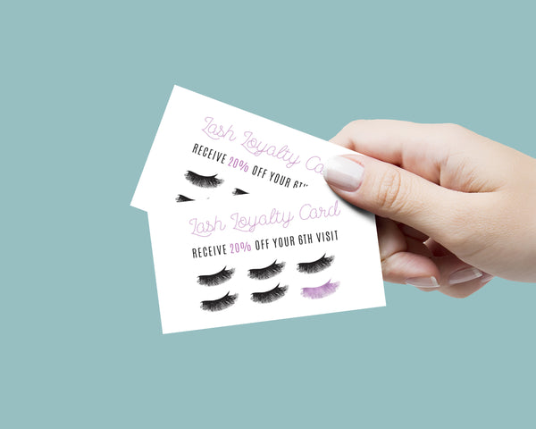 Printable Lash Loyalty Card