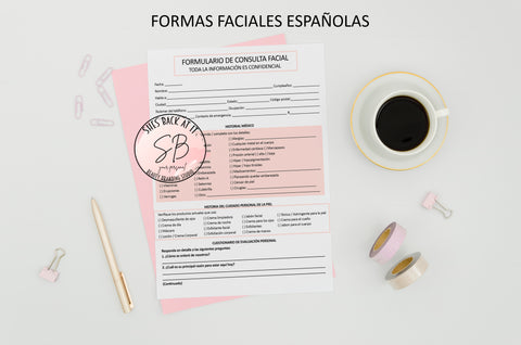 Spanish Facial Consultation and Consent Form