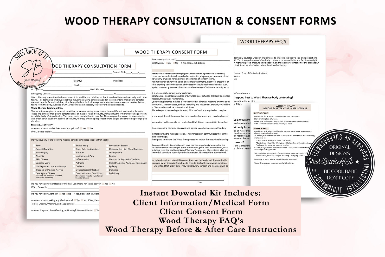 Wood Therapy Client Forms